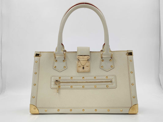 LOUIS VUITTON Suhali White Handbag