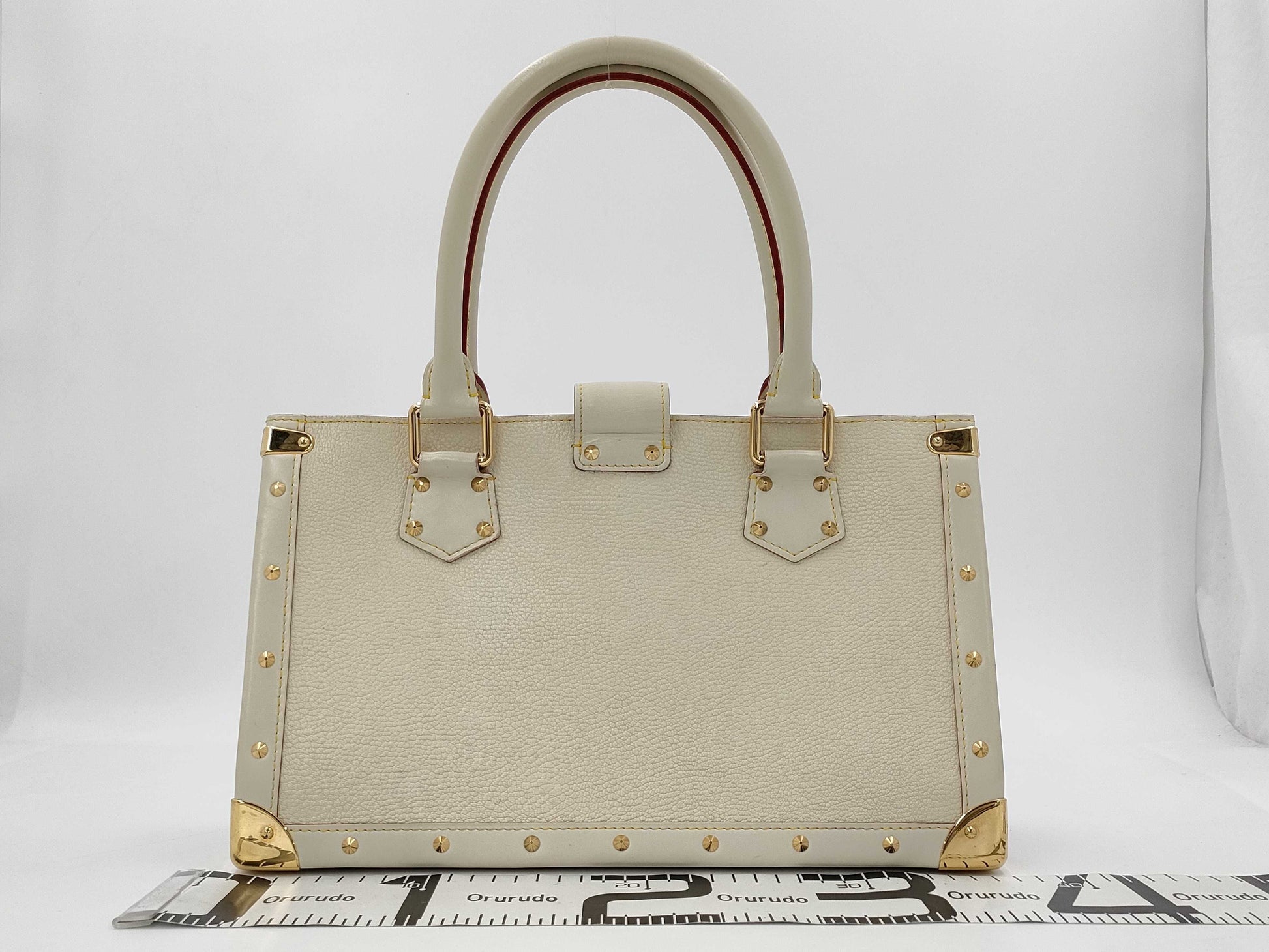 LOUIS VUITTON Suhali White Handbag