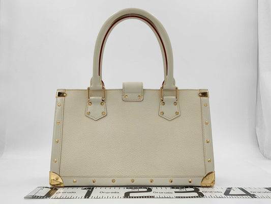 LOUIS VUITTON Suhali White Handbag