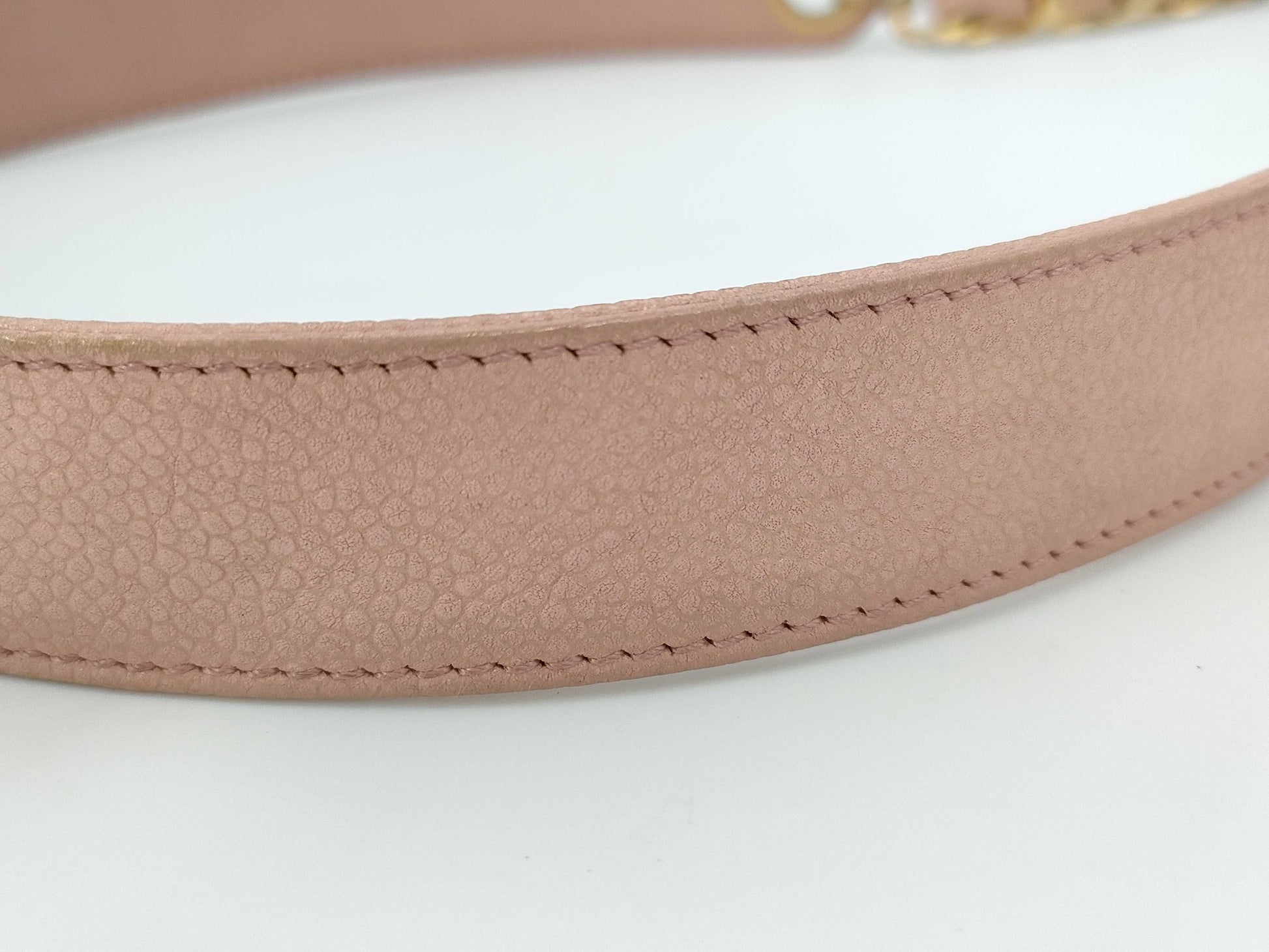 CHANEL Caviar Skin Triple Coco Chain Shoulder Bag with Drawstring, G Hardware, Pink, No. 5 [Sealed] Shoulder Bag