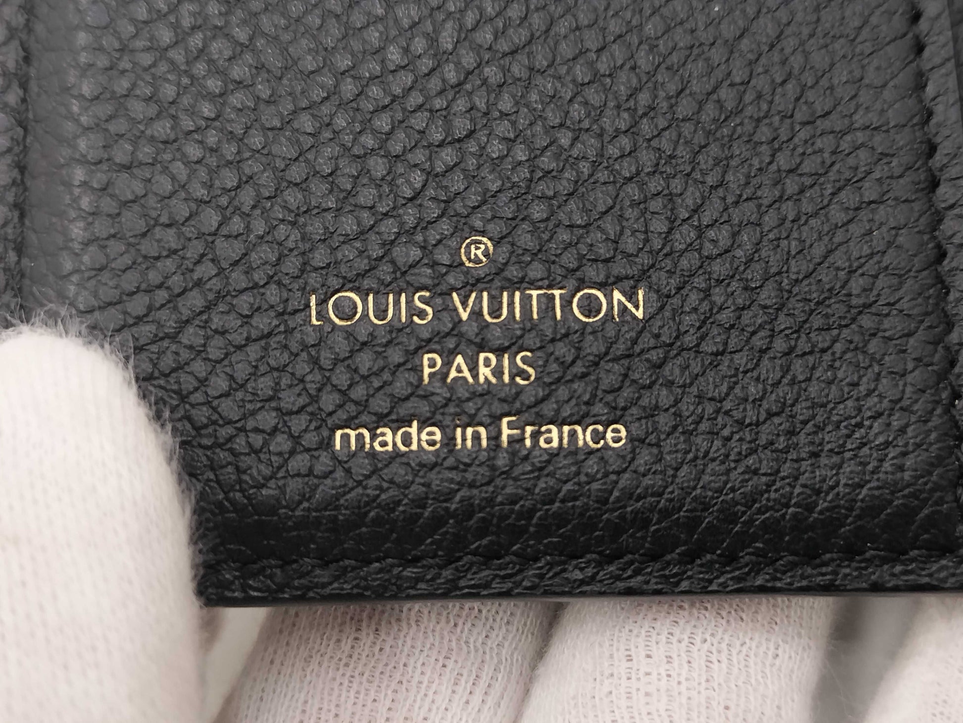 LOUIS VUITTON Louis Vuitton Monogram Empreinte Portefeuille Claire Bifold Wallet in Black with RFID Tag and Box