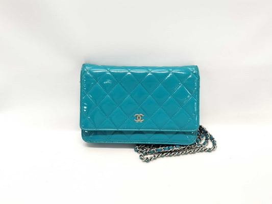 CHANEL CHANEL Enamel Chain Shoulder Bag