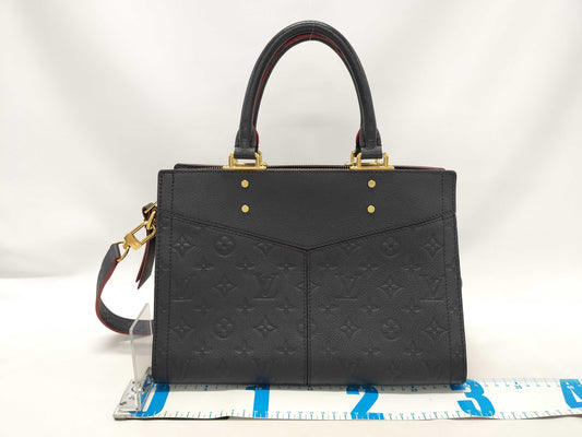 LOUIS VUITTON Monogram Empreinte M54195 Three PM Handbag