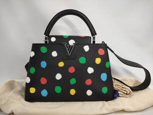 LOUIS VUITTON Louis Vuitton Capucines Kusama Limited Edition Handbag
