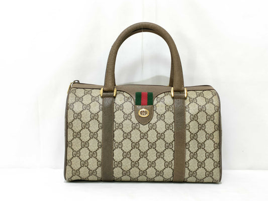 GUCCI GG Supreme Gucci Old Gucci Boston Bag Handbag