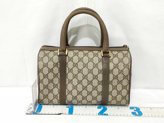 GUCCI GG Supreme Gucci Old Gucci Boston Bag Handbag