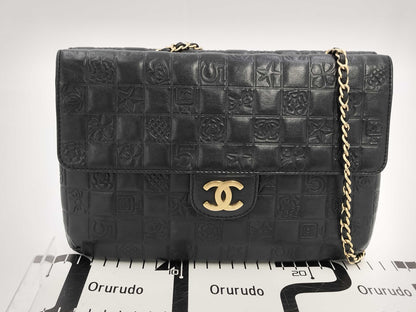 CHANEL CHANEL Chocolate Bar Icon Motif Chain Shoulder Bag Shoulder Bag