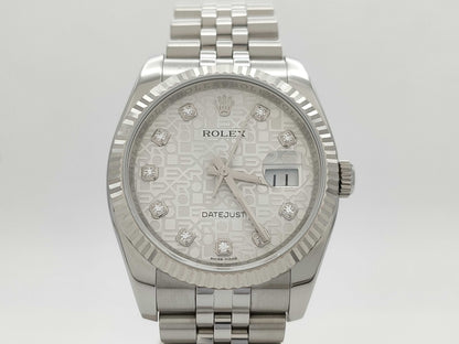 ROLEX 116234G 915Y0494 Silver Horicon Men's Watch