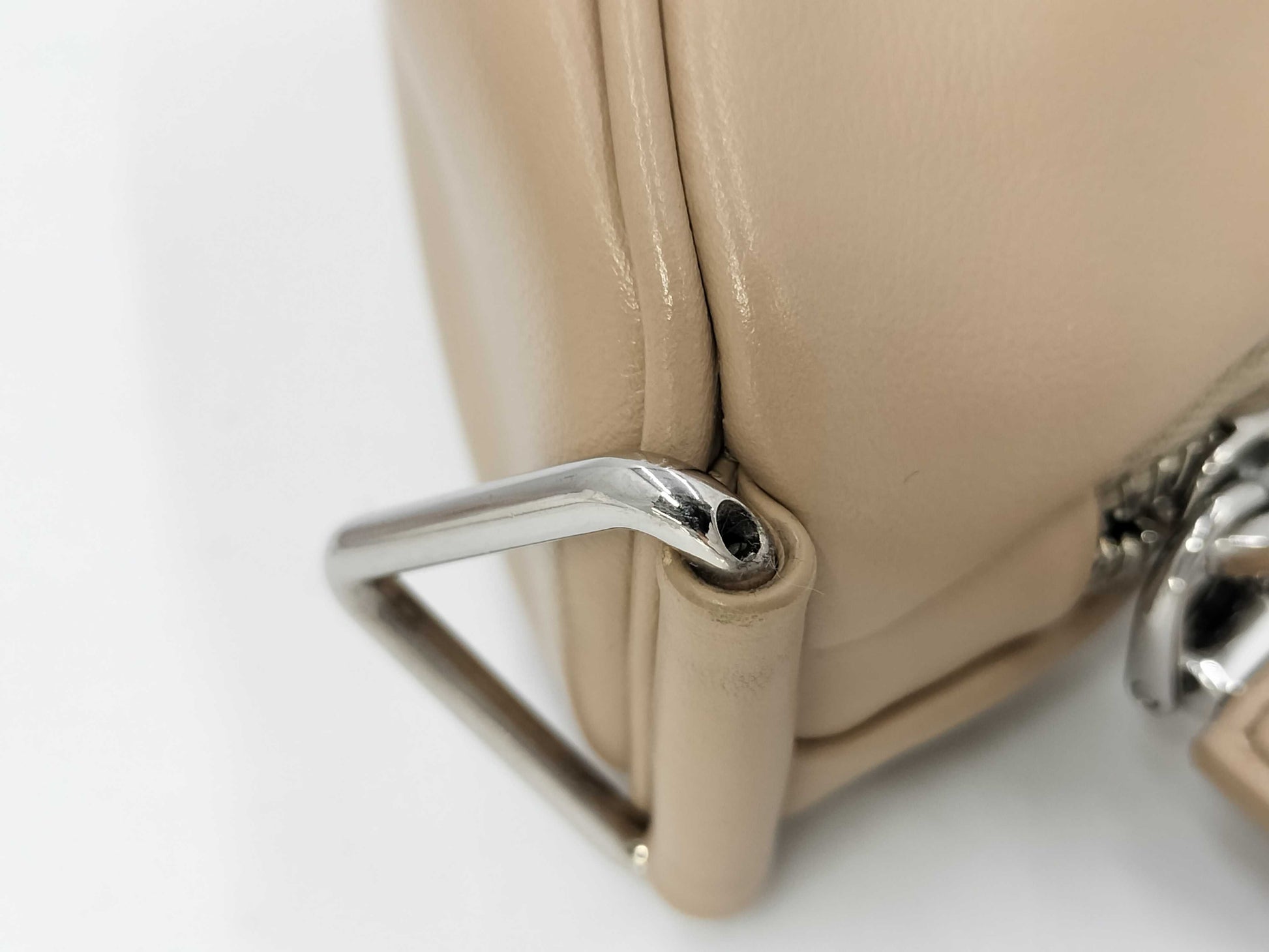 PRADA Prada Triangle Beige Shoulder Bag