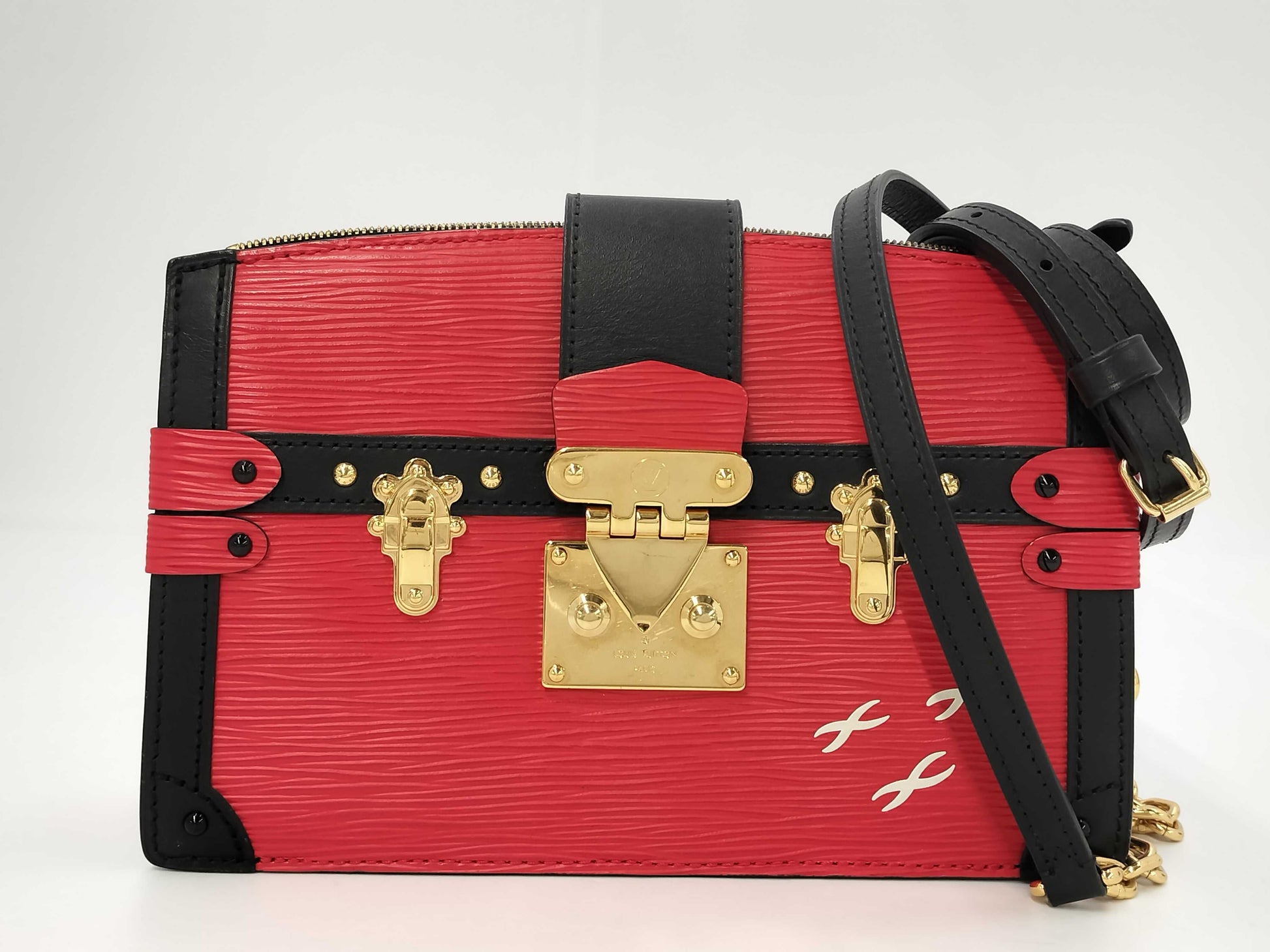 LOUIS VUITTON Epi Trunk Clutch Shoulder Bag