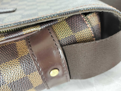 LOUIS VUITTON Damier Reporter Merville Ebene Shoulder Bag VI0076