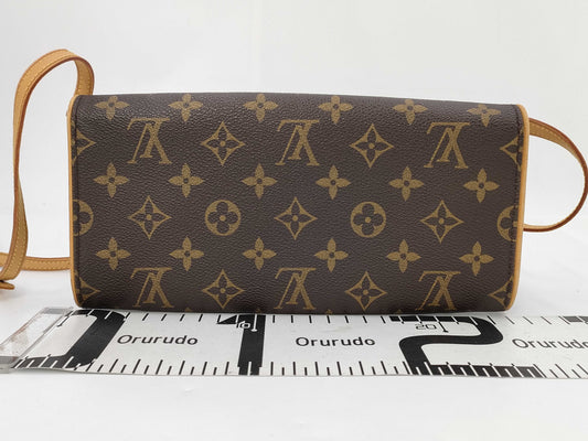 LOUIS VUITTON Monogram Pochette Twin Shoulder Bag
