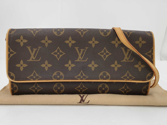 LOUIS VUITTON Monogram Pochette Twin Shoulder Bag