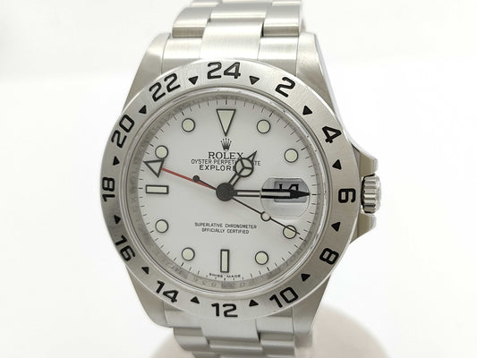 ROLEX Explorer II 16570 G039936 White Dial Men's Watch