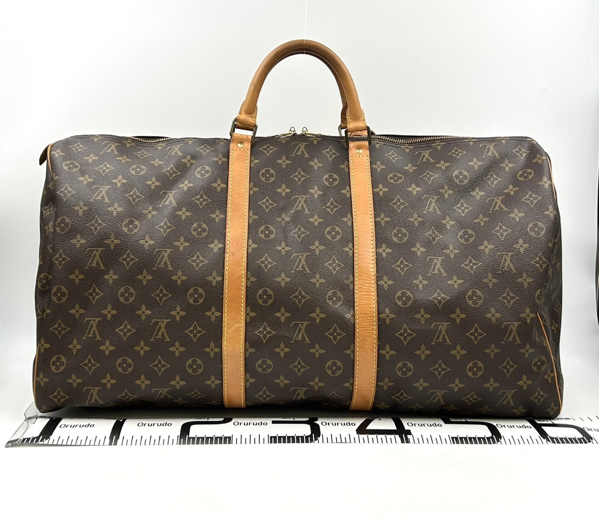 LOUIS VUITTON Keepall 60 Monogram Boston Bag