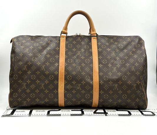 LOUIS VUITTON Keepall 60 Monogram Boston Bag