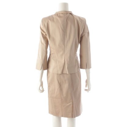 MaxMara MAX MARA Skirt Set, Beige, Hanger Included, Size 38, Jacket