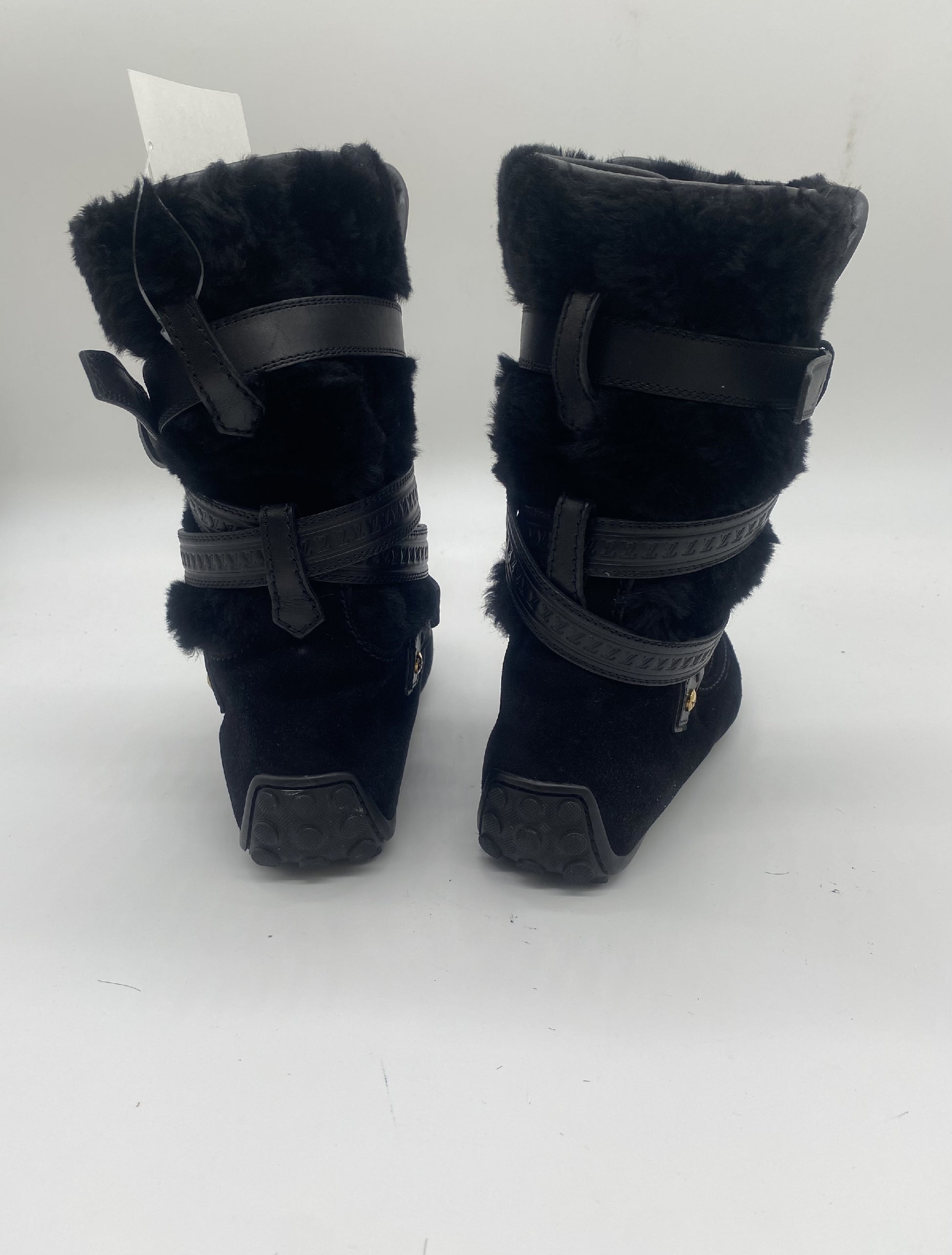 LOUIS VUITTON Louis Vuitton Shearling Boots Size 36 1/2 Black Other Shoes