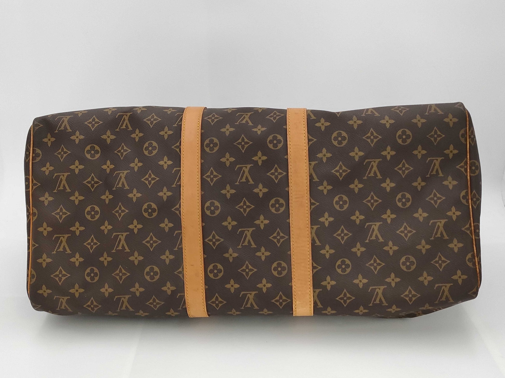 LOUIS VUITTON Monogram Keepall 55 Boston Bag