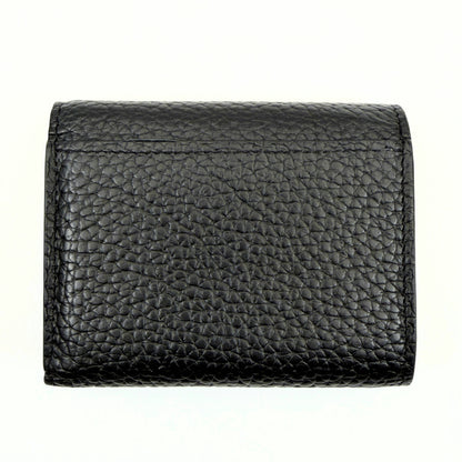 LOUIS VUITTON LOUIS VUITTON Portefeuille Capucines Noir/Hot Pink Compact M62157 Tri-fold Wallet Box and Dust Bag Included