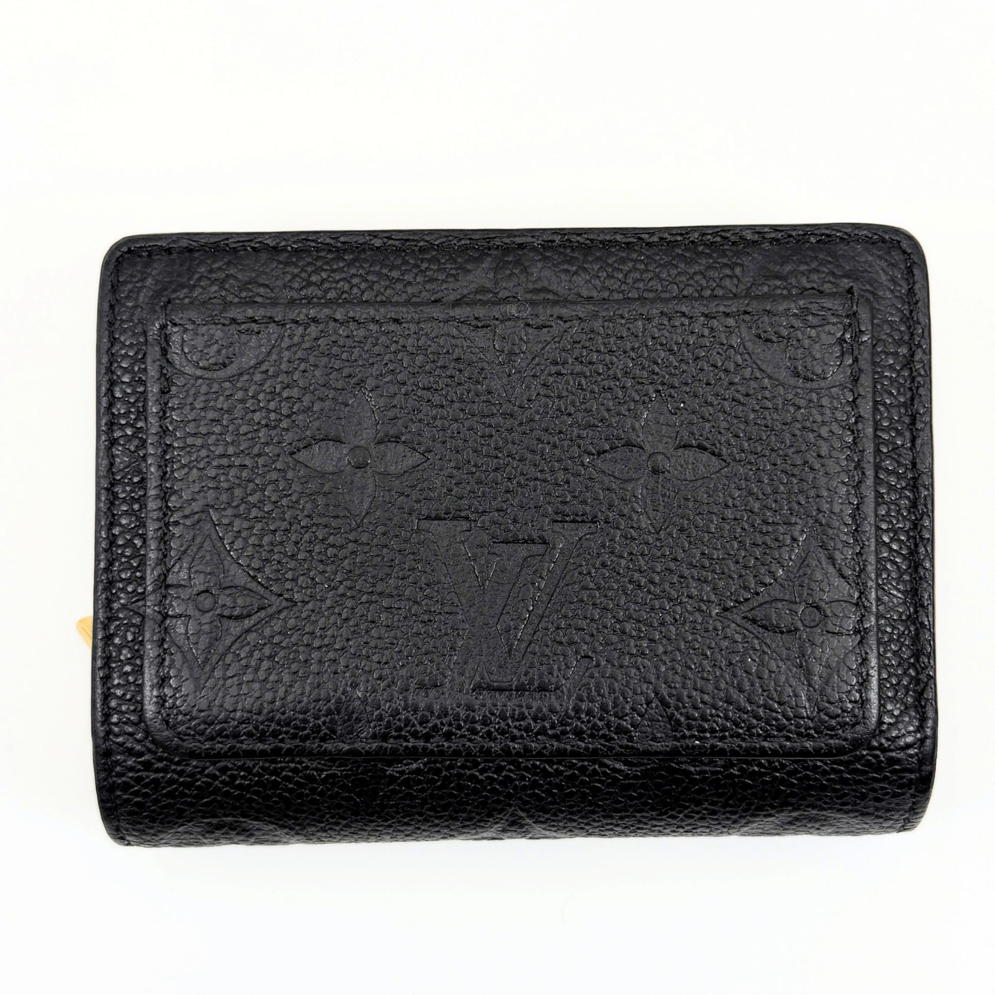 LOUIS VUITTON Monogram Empreinte Portefeuille Claire M80151 Tri-fold Wallet with Box and Dust Bag