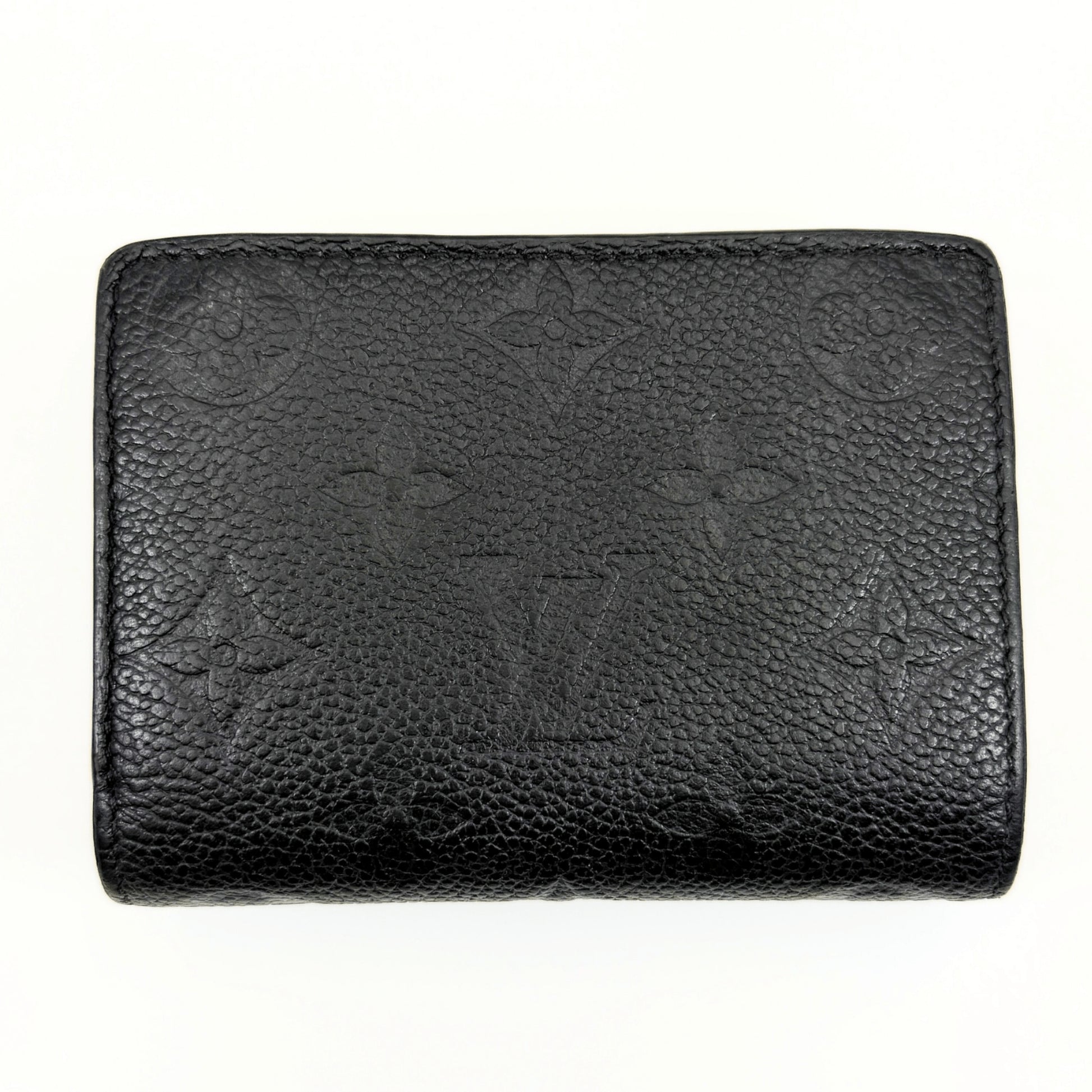 LOUIS VUITTON Monogram Empreinte Portefeuille Claire M80151 Tri-fold Wallet with Box and Dust Bag
