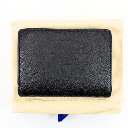 LOUIS VUITTON Monogram Empreinte Portefeuille Claire M80151 Tri-fold Wallet with Box and Dust Bag