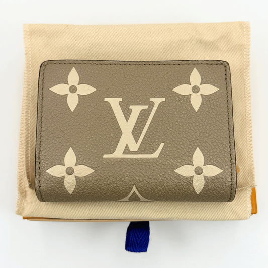LOUIS VUITTON Monogram Empreinte Portefeuille Claire M82370 Tri-fold Wallet with Box and Dust Bag