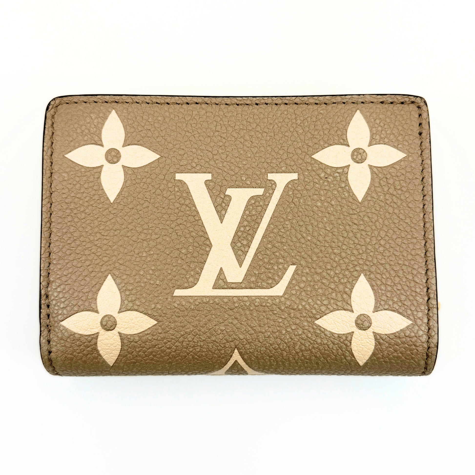 LOUIS VUITTON Monogram Empreinte Portefeuille Claire M82370 Tri-fold Wallet with Box and Dust Bag