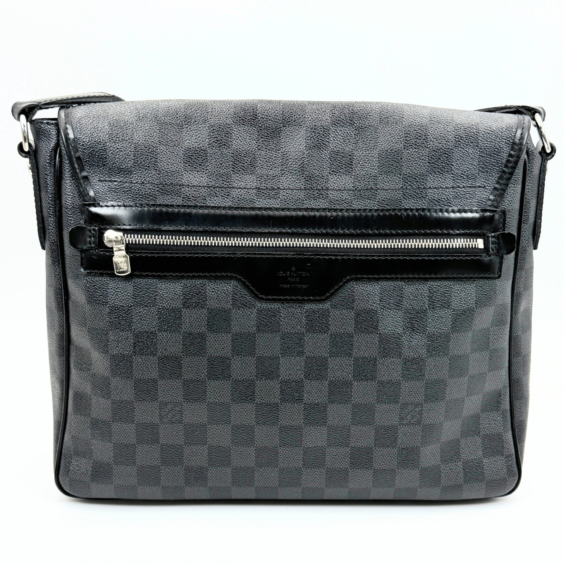 LOUIS VUITTON Daniel MM Damier Graphite N58029 Shoulder Bag