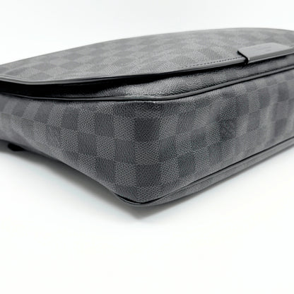 LOUIS VUITTON Daniel MM Damier Graphite N58029 Shoulder Bag