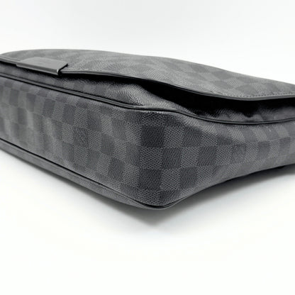 LOUIS VUITTON Daniel MM Damier Graphite N58029 Shoulder Bag