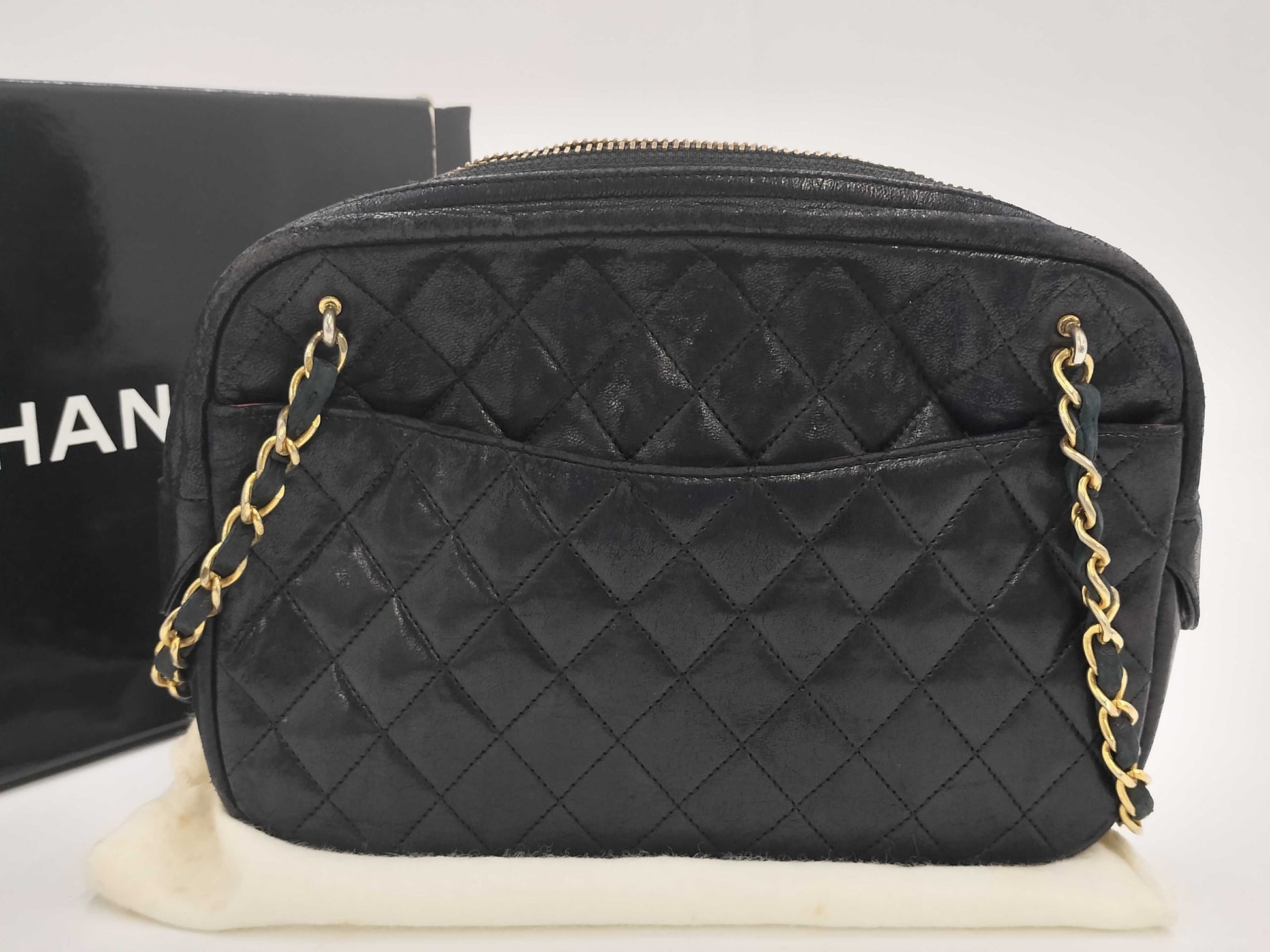 CHANEL Chain Shoulder Tote Bag