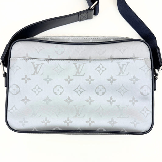 LOUIS VUITTON Monogram Satellite Alpha Messenger Bag, RFID Enabled, M44169 Shoulder Bag