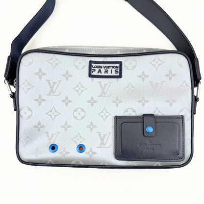 LOUIS VUITTON Monogram Satellite Alpha Messenger Bag, RFID Enabled, M44169 Shoulder Bag