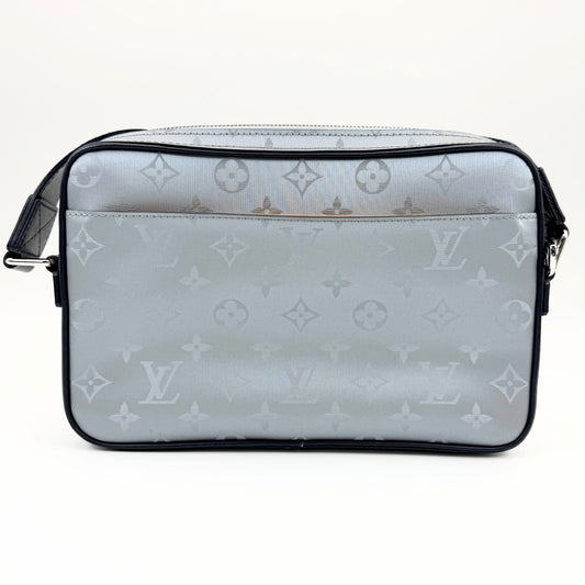 LOUIS VUITTON Monogram Satellite Alpha Messenger Bag, RFID Enabled, M44169 Shoulder Bag