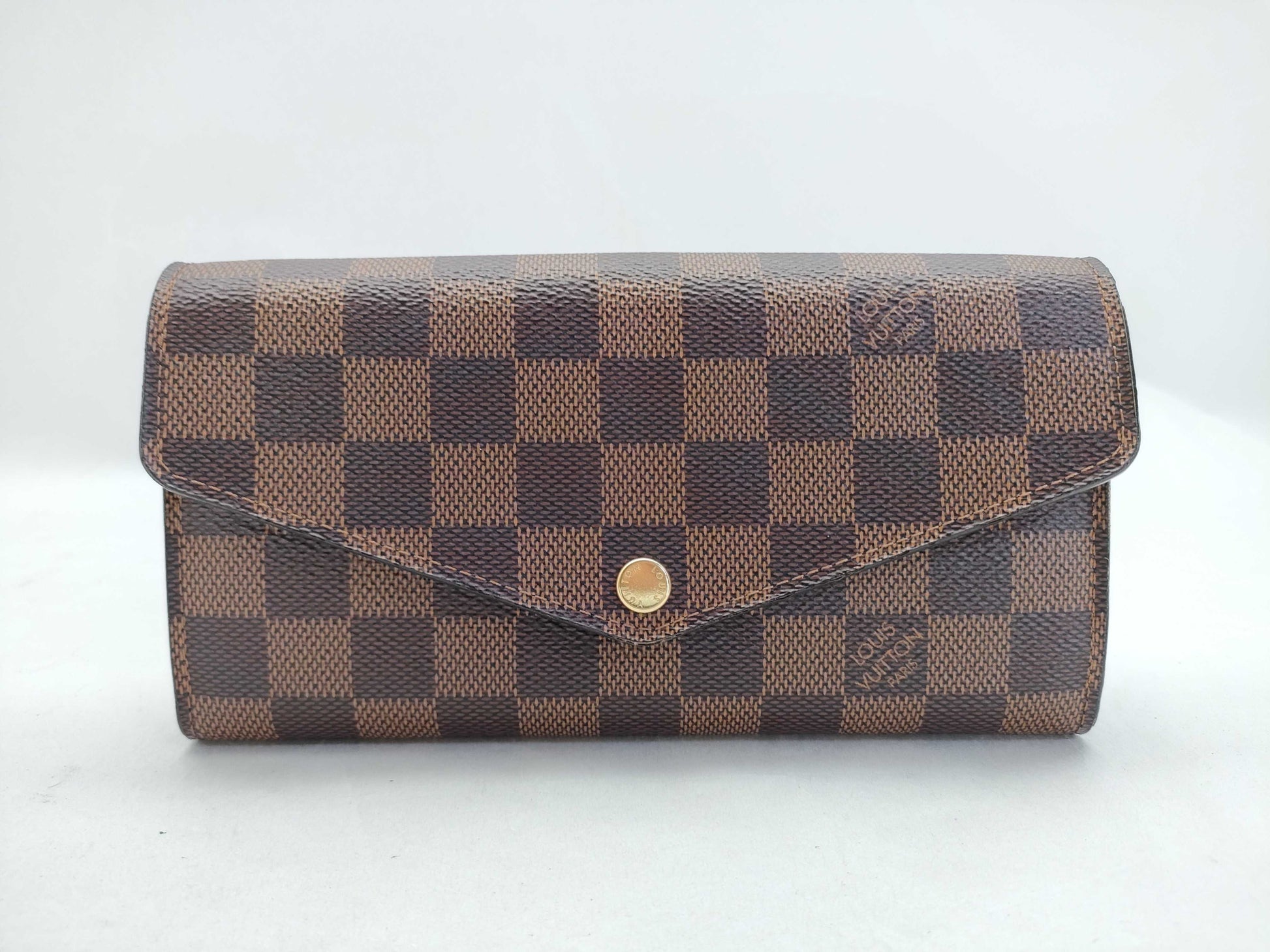 LOUIS VUITTON Damier Portefeuille Sarah N63209 MI3129 Wallet