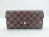 LOUIS VUITTON Damier Portefeuille Sarah N63209 MI3129 Wallet