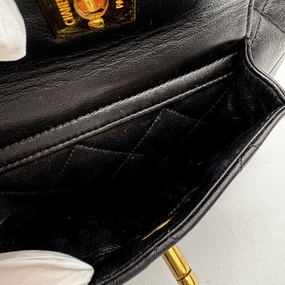 CHANEL Chain Backpack Black No Accessories Included Rucksack