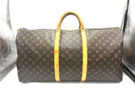 LOUIS VUITTON Keepall Bandouliere 60 Monogram Bag