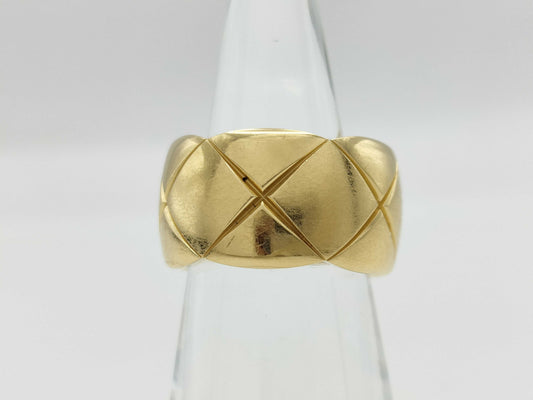 CHANEL Coco Crush Large T49 YG Au750 11.3g Ring 