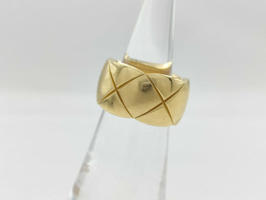 CHANEL Coco Crush Large T49 YG Au750 11.3g Ring 
