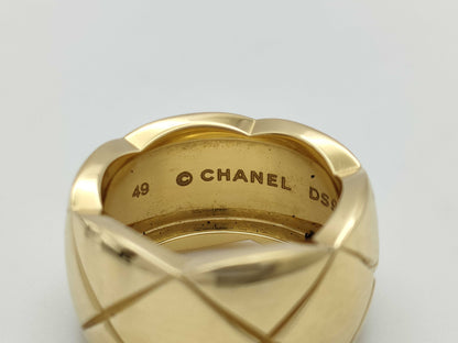 CHANEL Coco Crush Large T49 YG Au750 11.3g Ring 