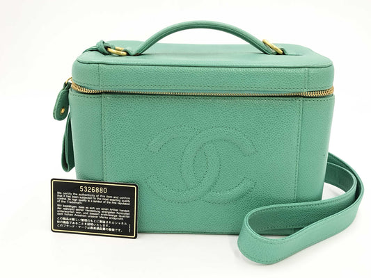 CHANEL Caviar Skin Vanity Bag