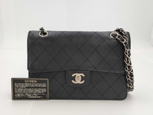 CHANEL Caviar Skin Matelasse Chain Shoulder Bag Shoulder Bag