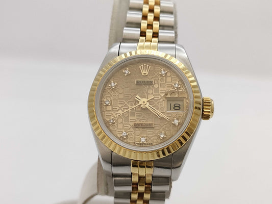 ROLEX 69173G R898170 Champagne Horicon Women's Watch