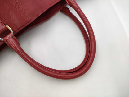 PRADA Prada Saffiano Red Tote Bag Handbag