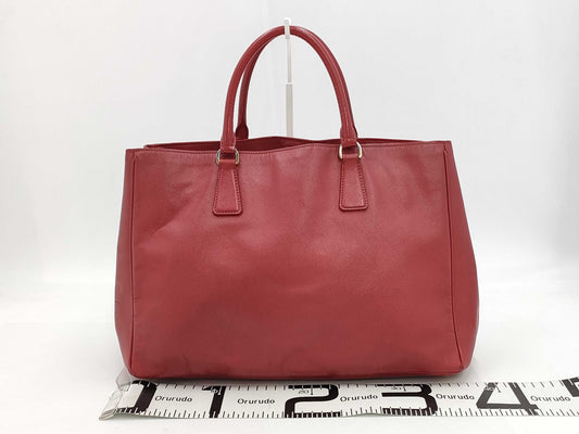 PRADA Prada Saffiano Red Tote Bag Handbag