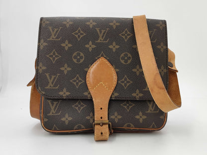 LOUIS VUITTON Monogram Cartesiere MM 864SL Shoulder Bag