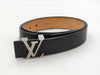 LOUIS VUITTON Nomade Ceinture with LV Initials in Noir, M6901V/LB0094 Belt